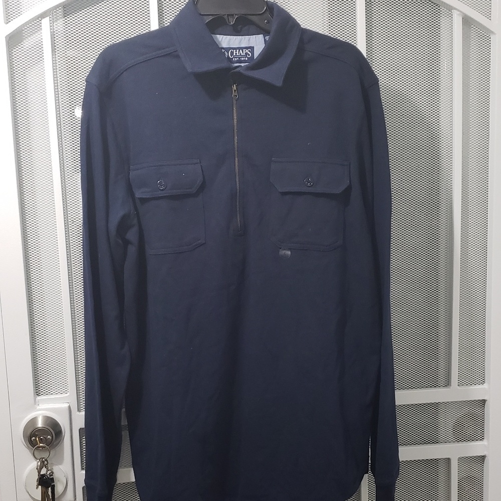 CHAPS-long sleeve shirt Large